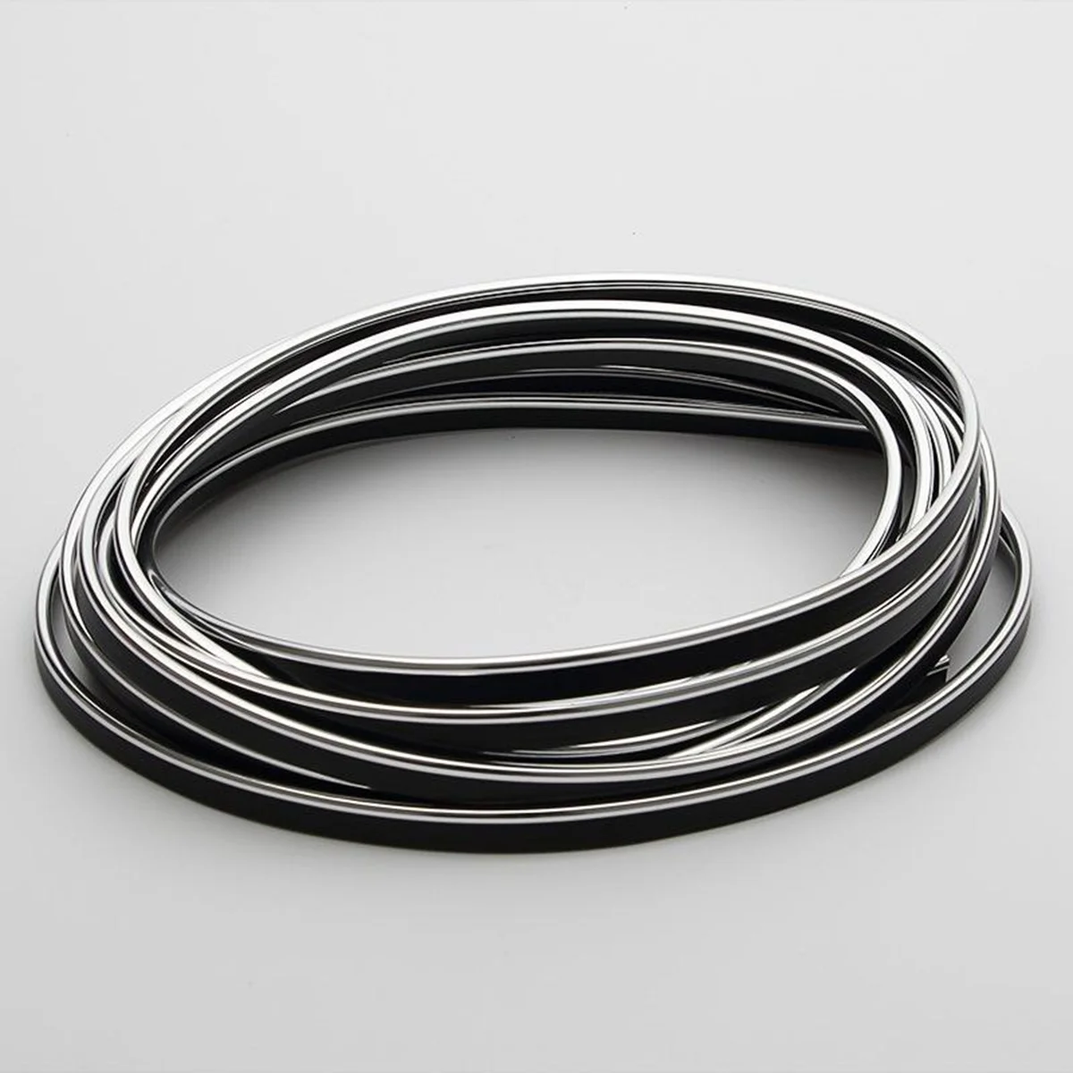 

5m Car Interior Trim Strip Flexible Decorative Moulding Anti-Dust Seal Trim Strip for Car Interior Exterior Styling Silver