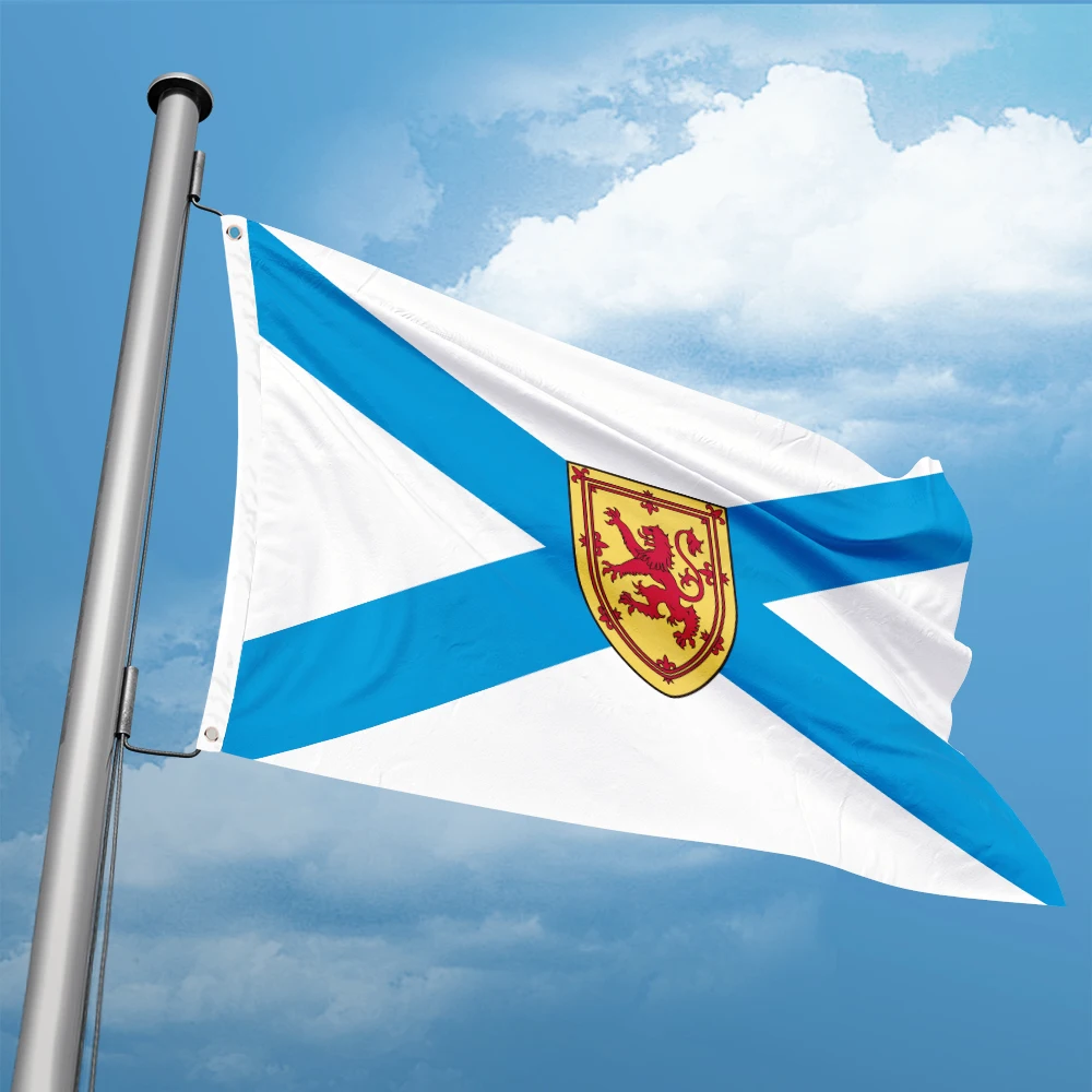 Canada Flag of Nova Scotia 3ft x 5ft Polyester Banner Flying 90* 150cm Double Penetration Custom Outdoor Indoor Double Stitching