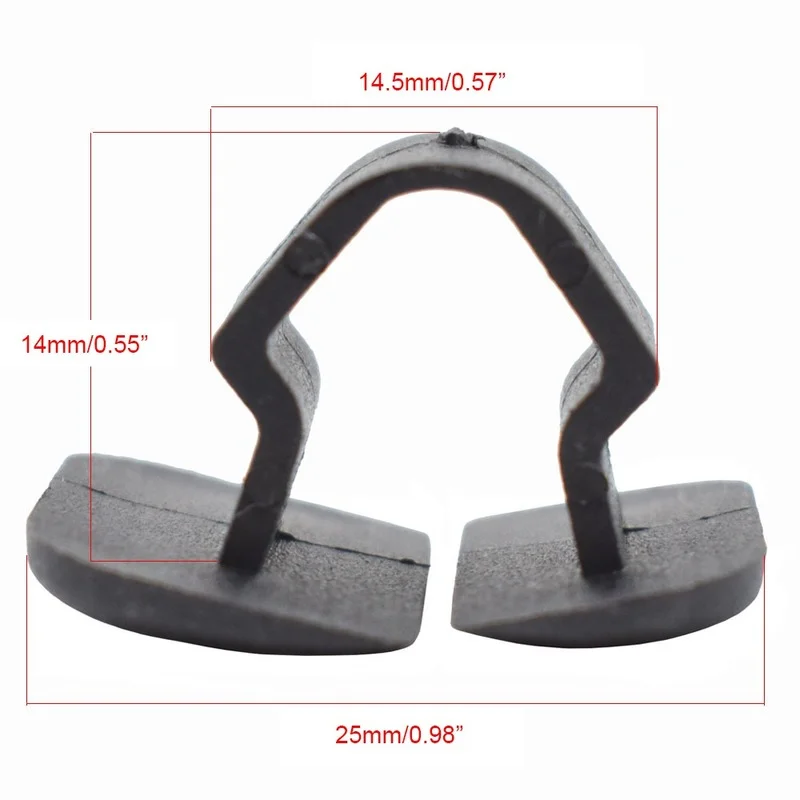 10pcs 1H5863849A01C Engine Hood Bonnet Cover Insulation Pad Clips For VW Bora Golf Polo Audi A3 A4 Seat Ibiza Leon Skoda Octavia
