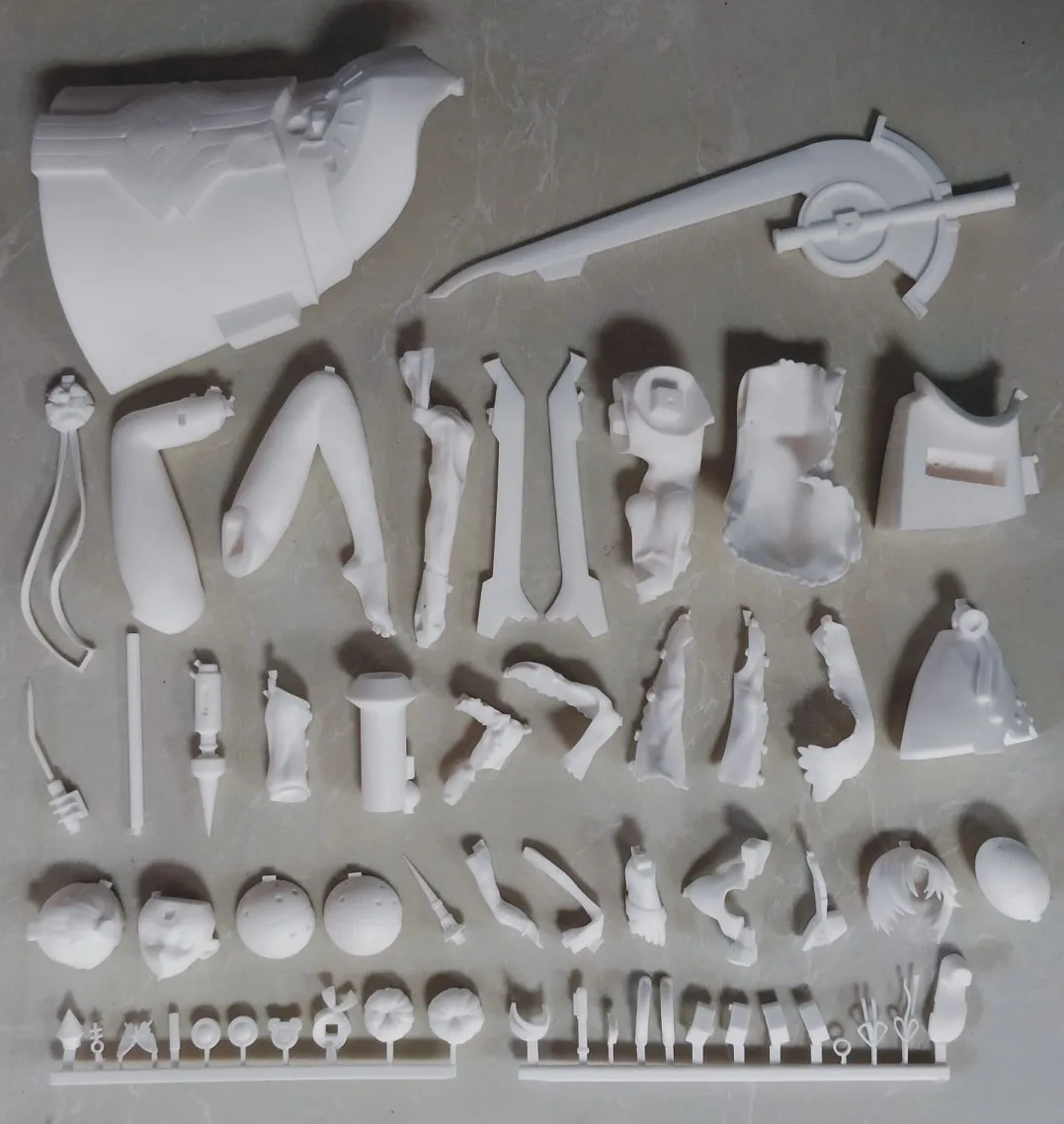 1/7 Anime Fate/Grand Order Frankenstein Berserker Kit kawaii Resin GK White Assembly GK Model Statue Toys doll Collection Gifts