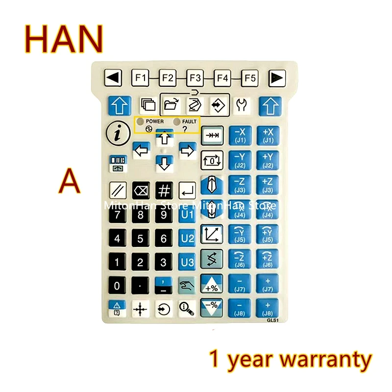 لوحة مفاتيح زر غشاء لوحة المفاتيح ، قلادة تعليم FANUC ، GLS1 ، جديدة