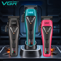 VGR Hair Trimmer Professional Hair Cutting Machine Cordless Barber Clipper Vector Motor Haircut Electric Trimmer for Men V-035C
