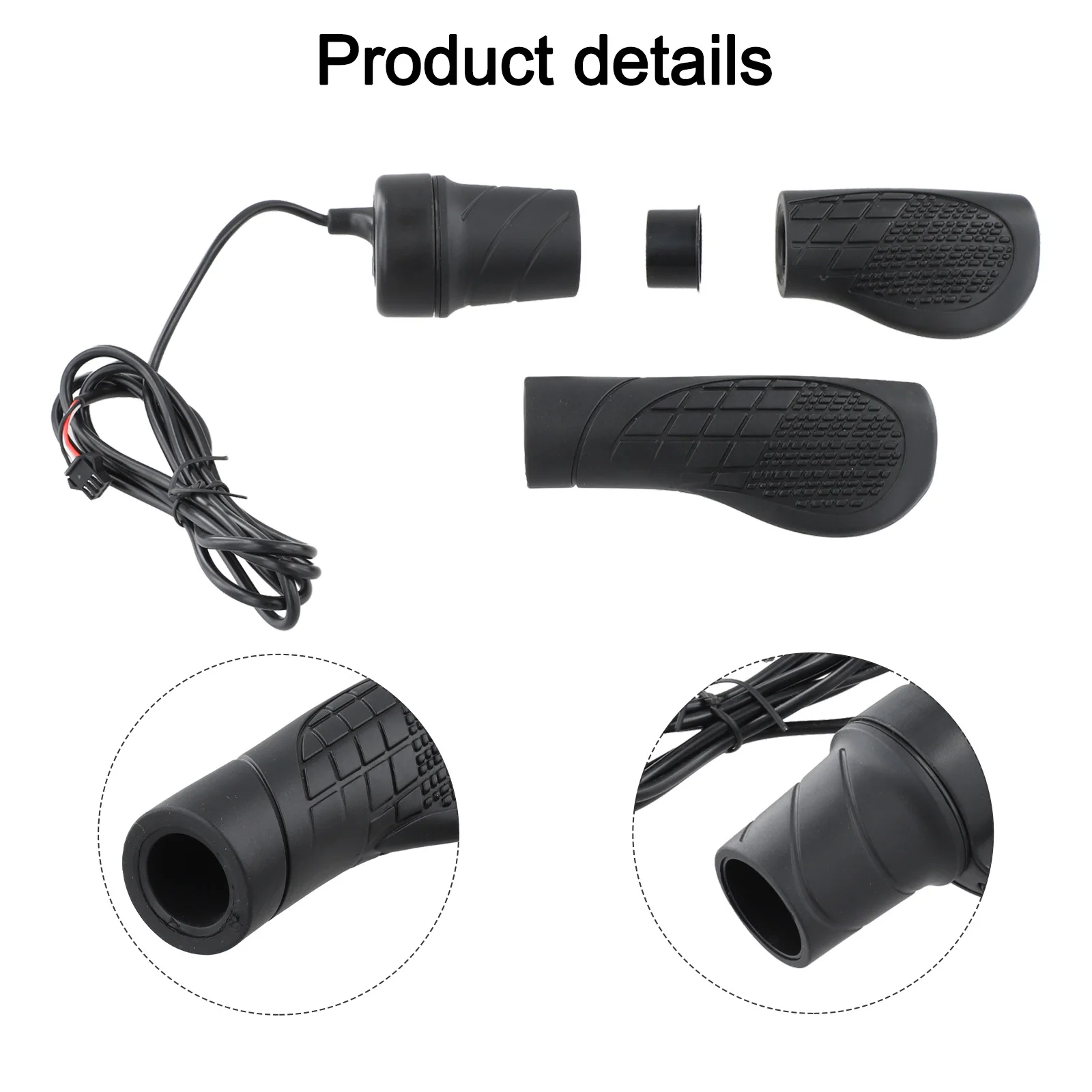 

1 пара 3-контактных 5 В дроссельной заслонки, полуповоротная дроссельная заслонка для электронного велосипеда и скутеров, руль для 22 мм, руль скутеров для электронного велосипеда