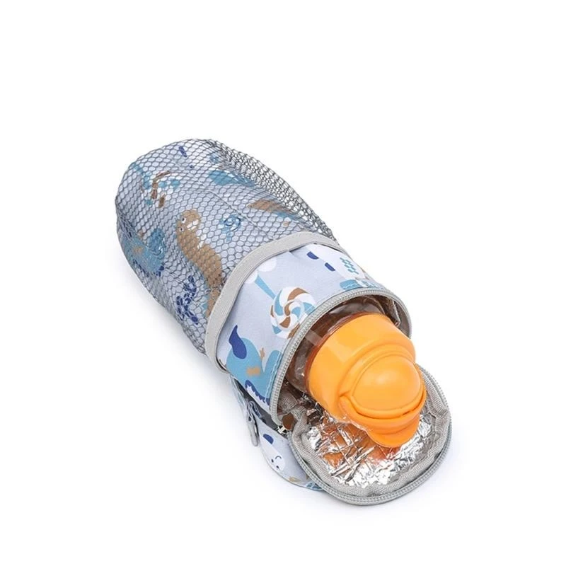 J15U حقيبة رضاعة عازلة الأكمام لعربة الأطفال حقيبة حرارية مطورة لزجاجة الحليب #4