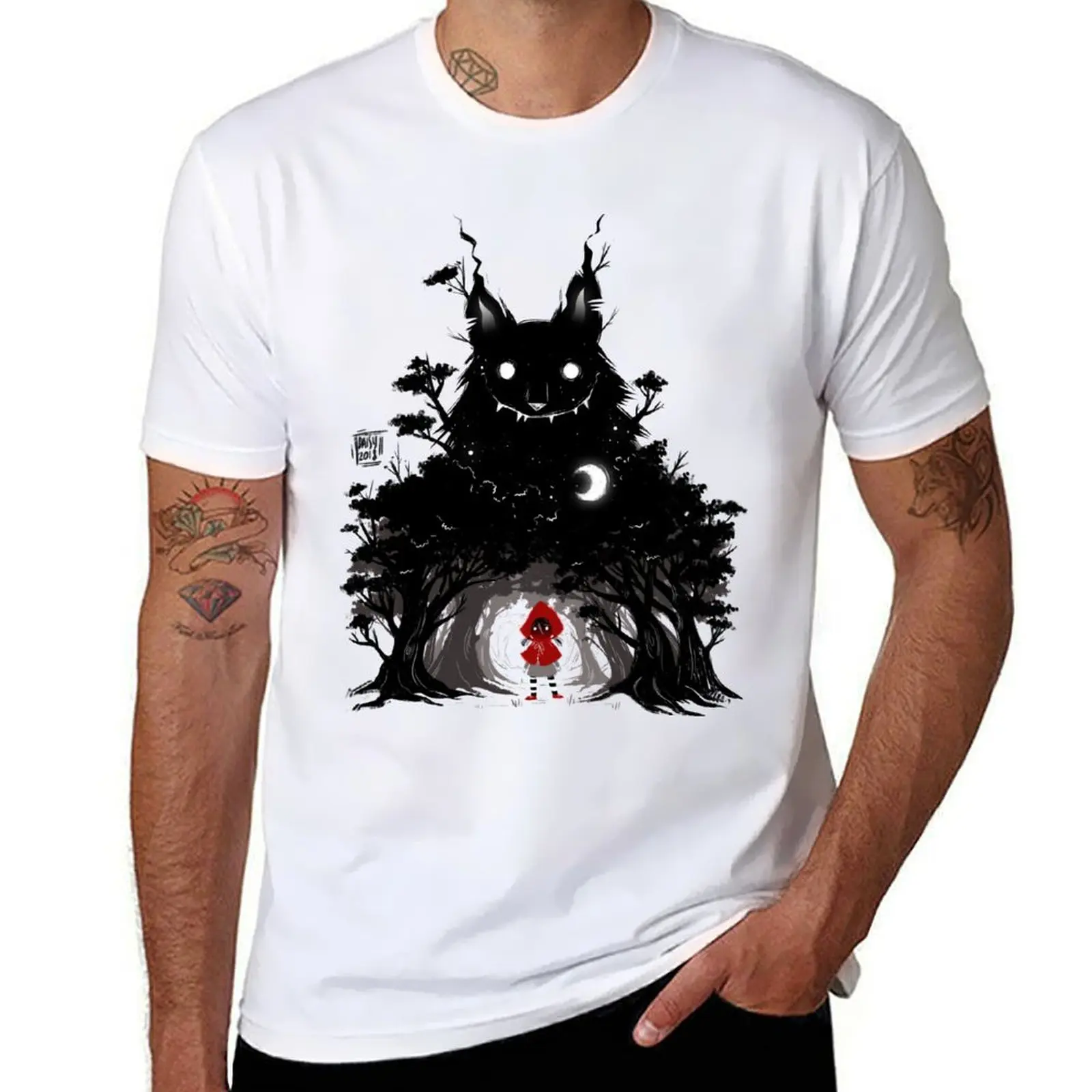 

Creepy Red Hood T-Shirt topping boys whites funny t shirts for men