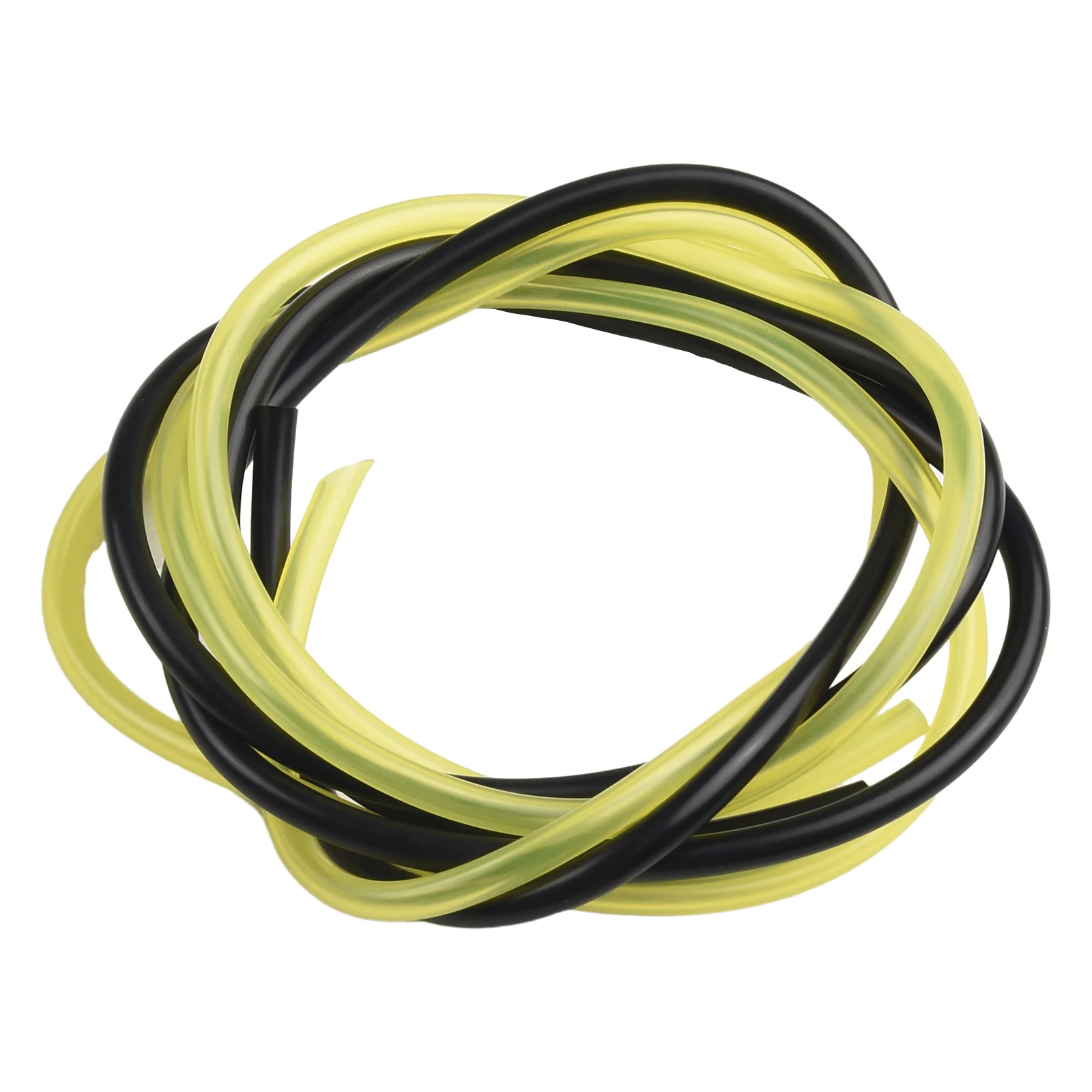 For Brush Cutter Maintenance Kit 12pcs 2-Hole Fuel Tank Grommets with 1 Meter Yellow and 1 Meter Black Fuel Line Tubing