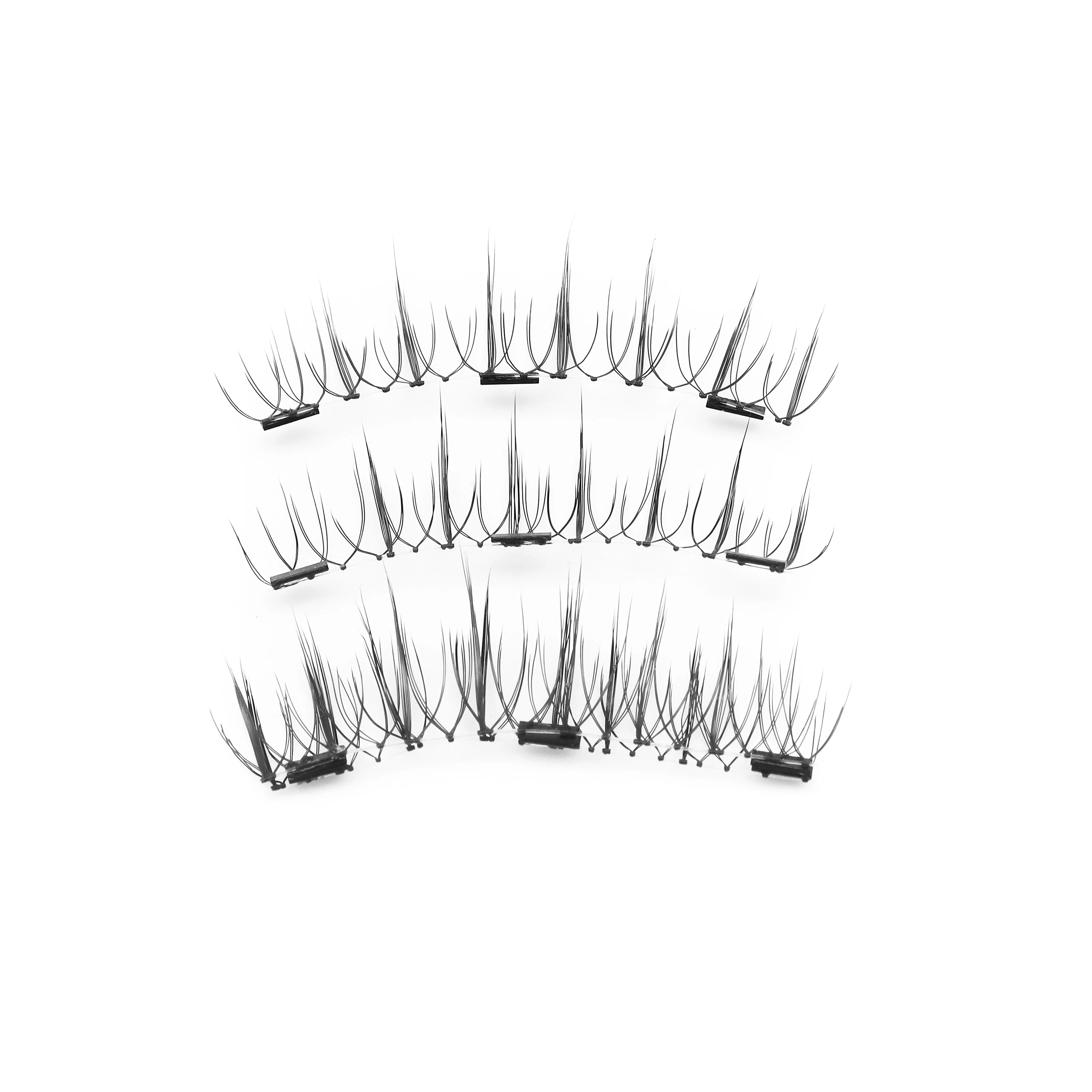 Künstliche Nerzwimpern 3D Magnetische Natürliche Falsche Wimpern Großhandels-Set Wiederverwendbare Magnetwimpern mit Pinzette – Detail 21