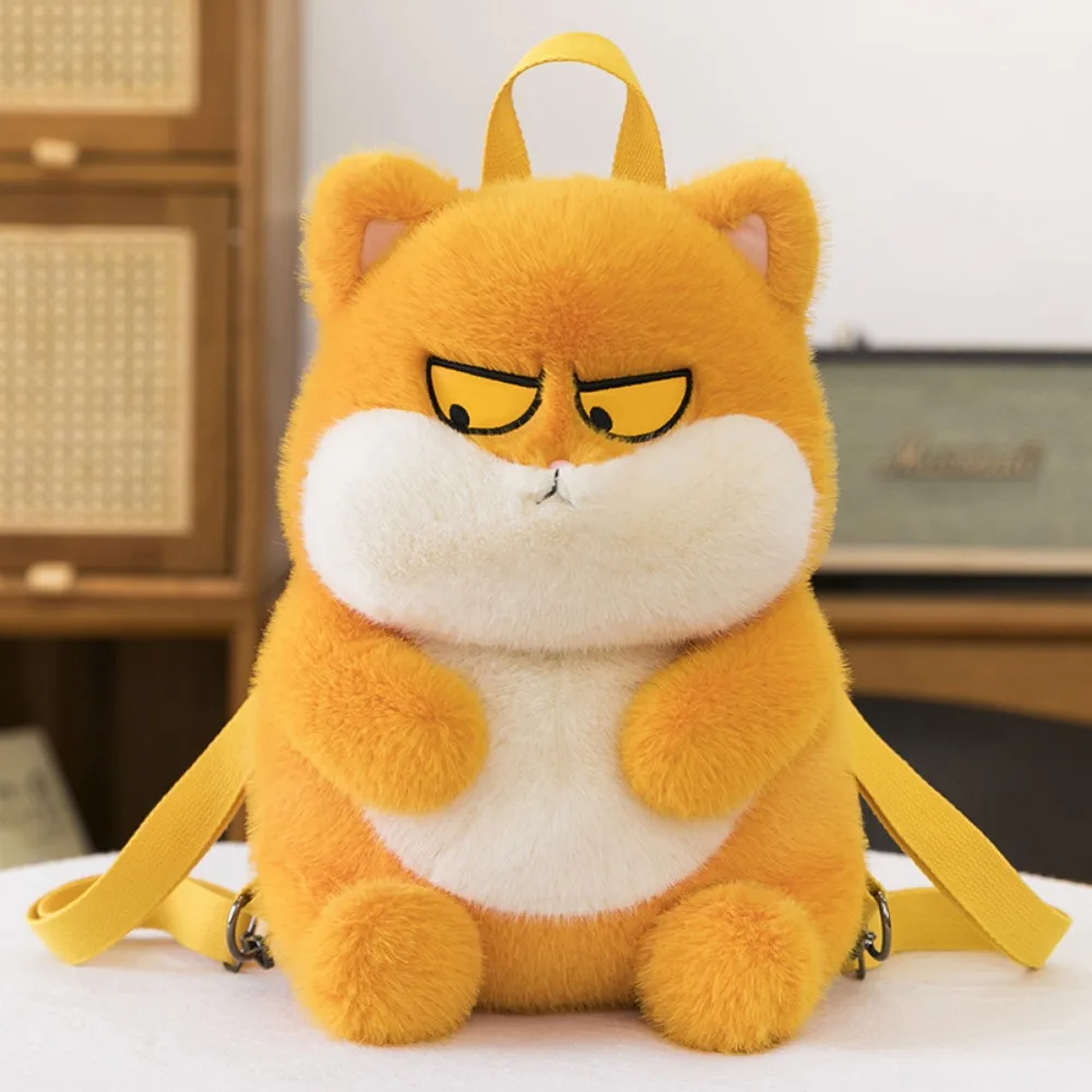 

Puppy Doll Animals Cat Backpack Phone Bag Large Capacity Little Cat Doll Shoulder Bag Cute 35cm Cartoon Schoolbag Gift