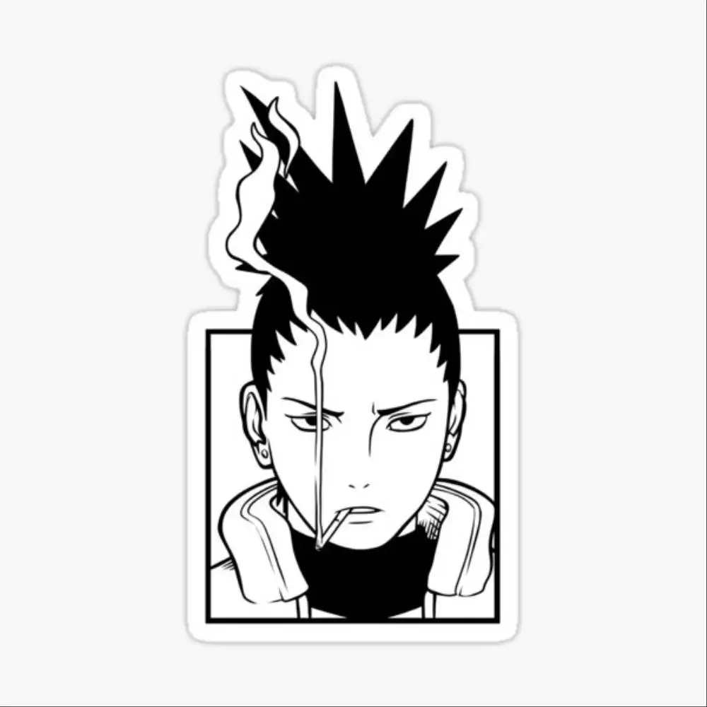 Shikamaru Nara Wasserdichte Aufkleber zur Dekoration von Autofenstern, Motorrädern und Computern.