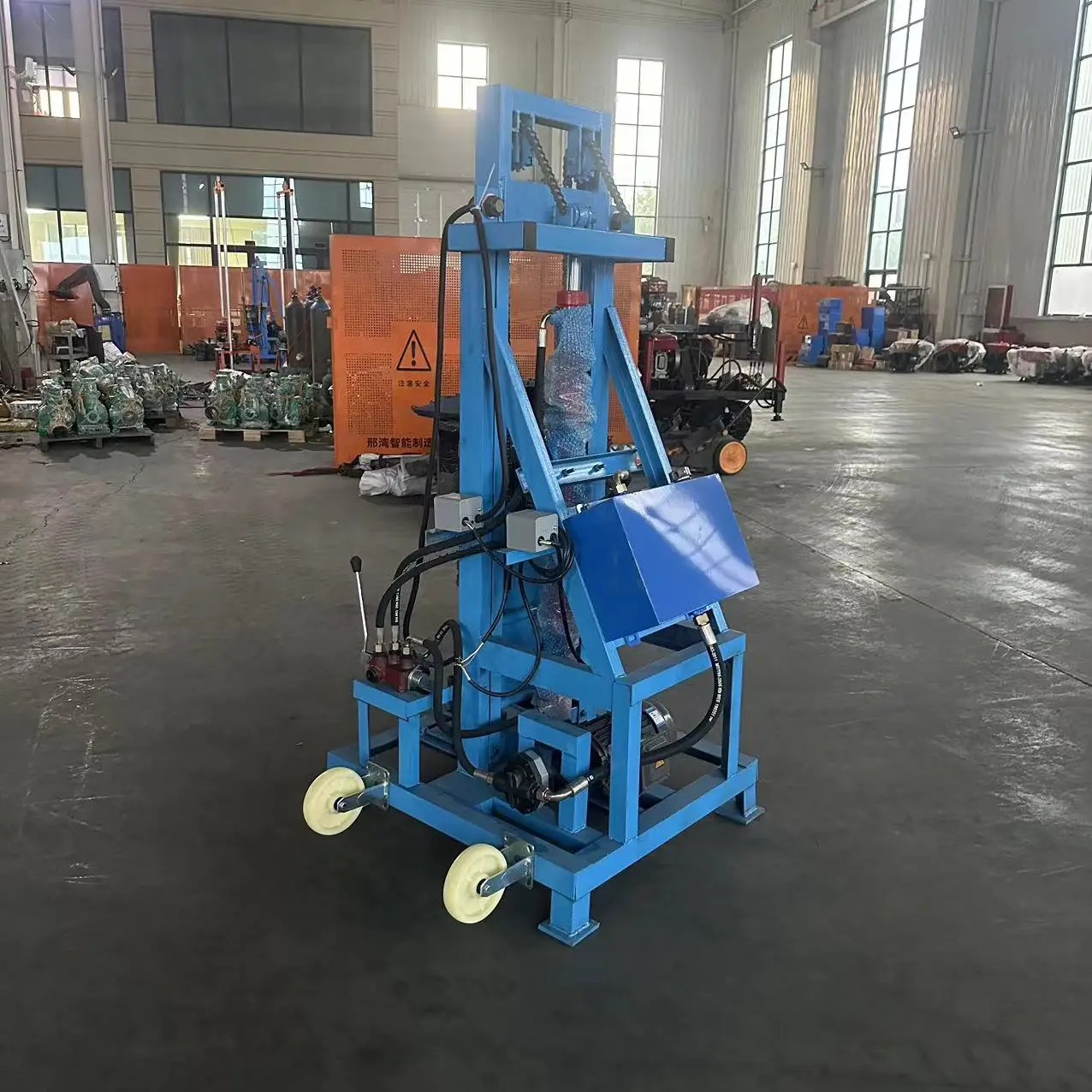 Impianto idraulico per pozzi d'acqua portatile personalizzato da 120 m 4kw7.5kw con avviamento elettrico