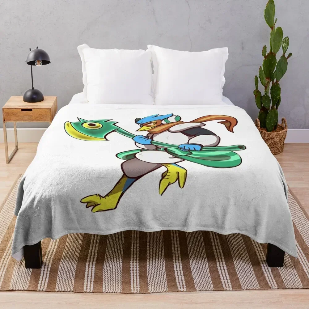 Deltarune - Berdly Throw Blanket Personalized Gift Summer Beddings Giant Sofa Blankets