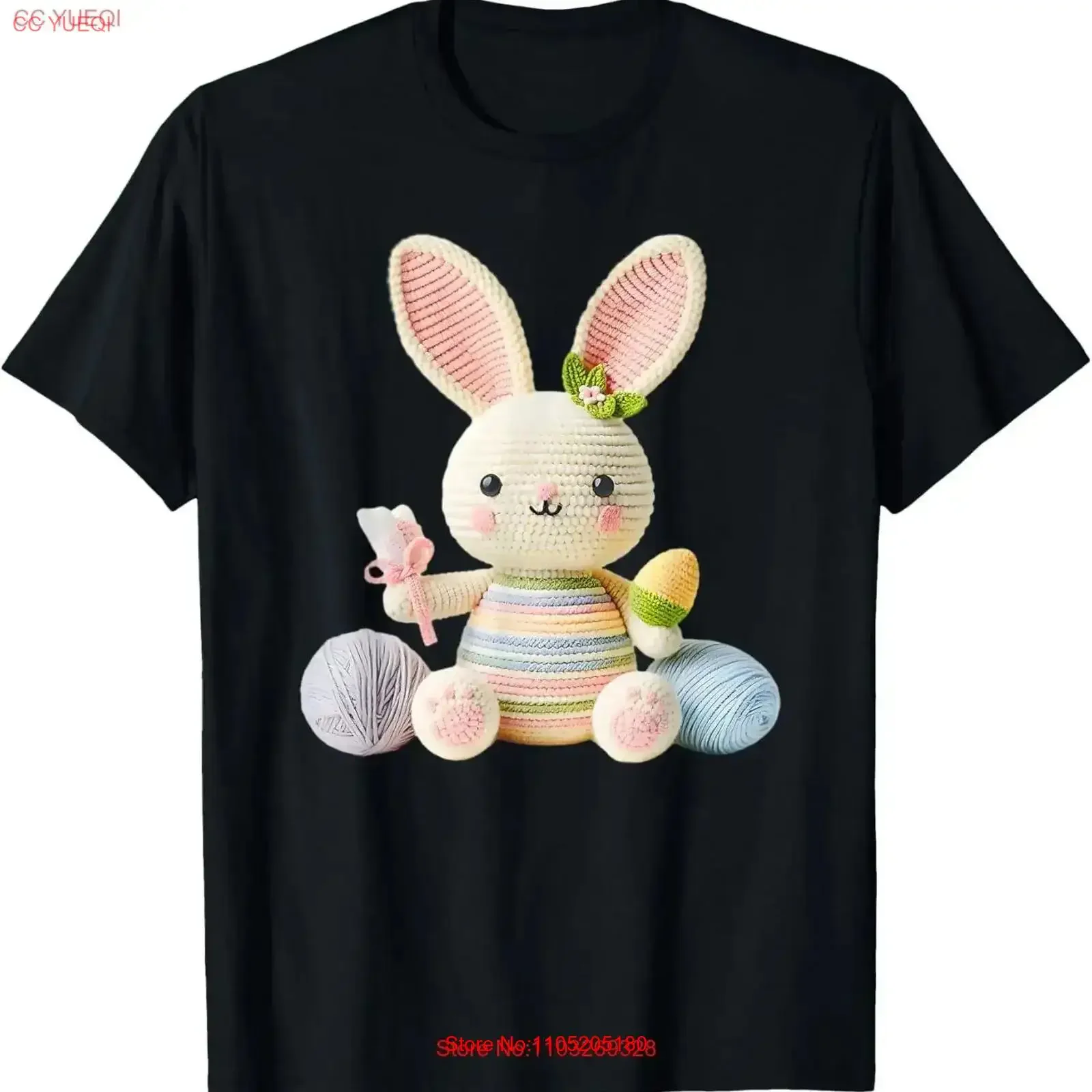 غزل أرنب عيد الفصح تي شيرت خمر غسلها أنيق مصمم الملابس أزياء عارضة أوم الشارع الشهير أعلى للارتداء اليومي