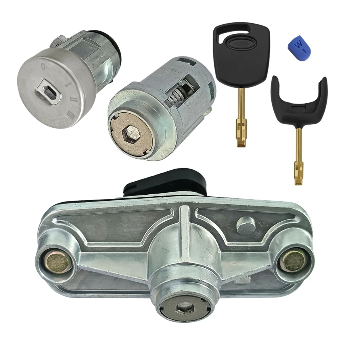 Car Lock Set Ignition Switch Door Lock Trunk Lock LK1S71F22050AA for Mondeo 2001-2007