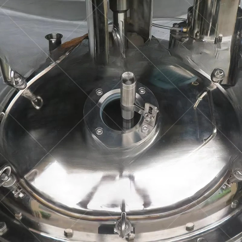 Steam emulsifying homogenizing tank Steam heating emulsifying machine Mixer