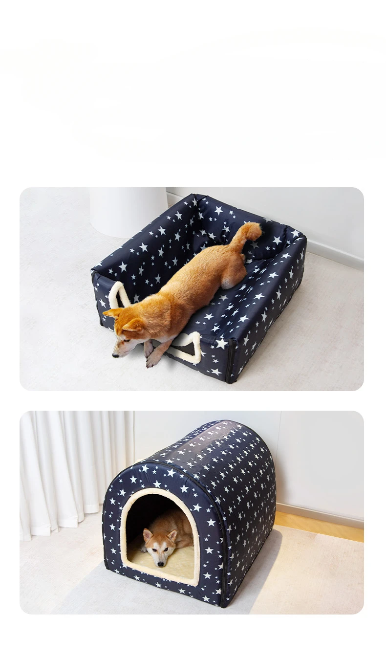 Dog Nest Four Seasons Universal Dog House Removable and Washable Summer Large Dog Bed Summer Cat Nest Pet Bed Sleeping Supplies