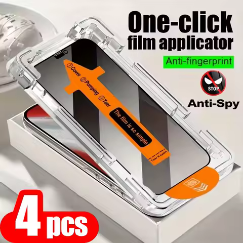 1-4PCS Privacy Screen Protector For Samsung A16 5G A17 A15 A07 A06 A26 A25 A14 A13 A05s A05 A24 A22 A12 Anti Spy Tempered Glass