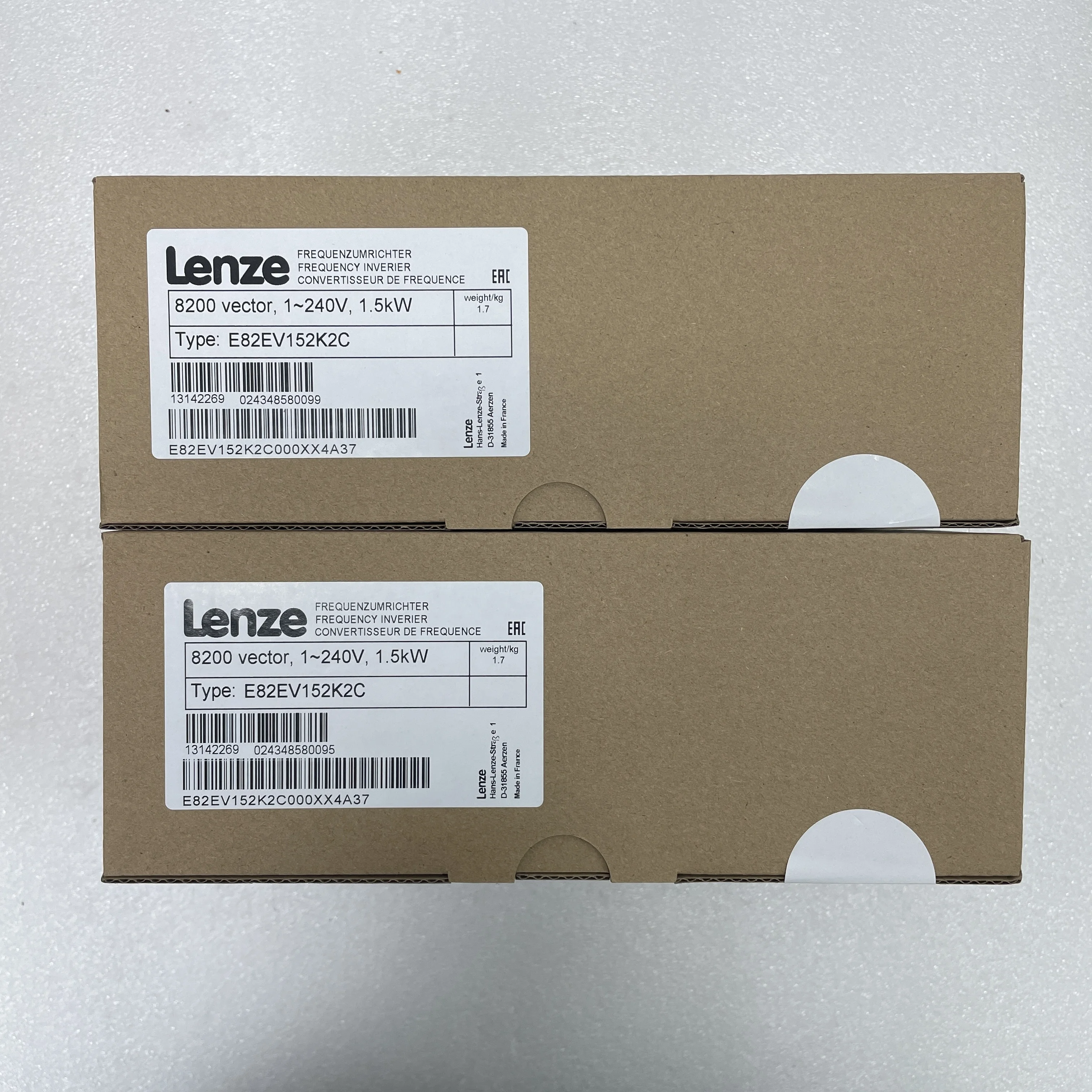 LENZE  LENZE  8200 series  VFD    E82EV152K2C  /  E82EV152-2C   new original  in stock  100% new