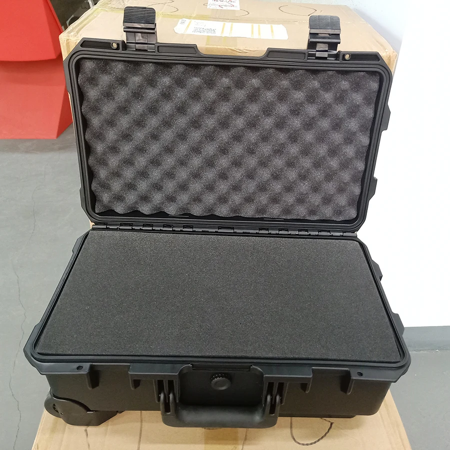 Large Plastic Waterproof Boxes Waterproof Equipment Case Wheels Wheeled Tool Case Hard Plastic Flight Case