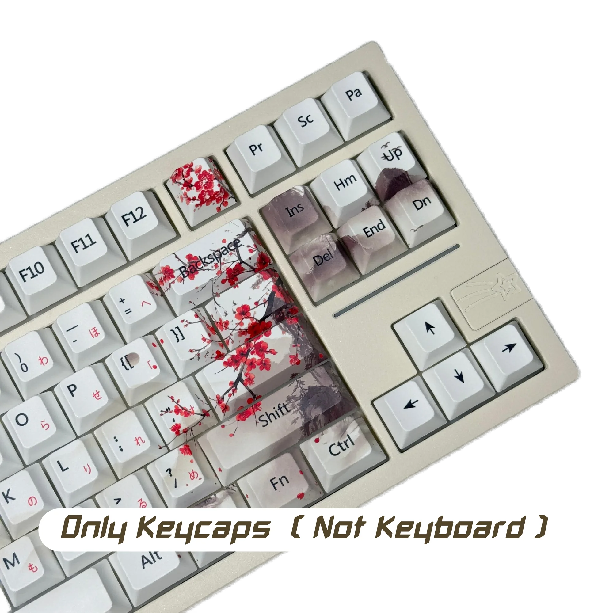 

131 Keys Cherry MX Switches ANSI US PBT Dye-Sub Keycaps Set gaming accessories for Mechanical Keyboard 61/64/75/84/87/104/108