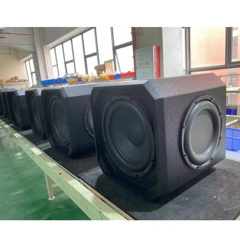 Active 12-inch subwoofer with amplifier module, 300-watt RMS 35hz stereo woofer for club karaoke KTV