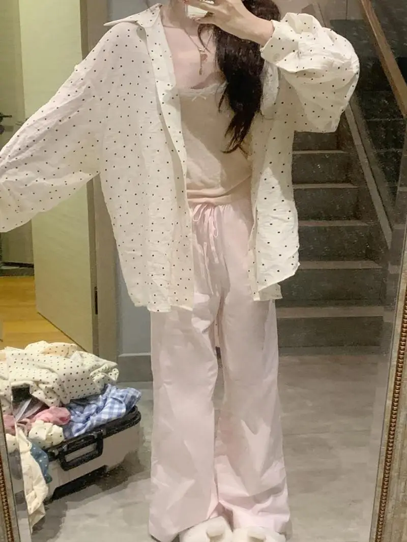 

Women's Long Sve irt Jaet Lightweight Sun Protection Loose Fit Korean Design Sense Slit Commute Sle Autumn Top