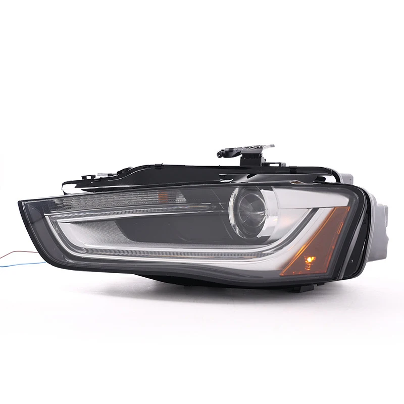 Suitable for 13-16  A4 Headlights US Version OE Accessories Lights HID Lens LED Daytime Running Lights Car Headlights