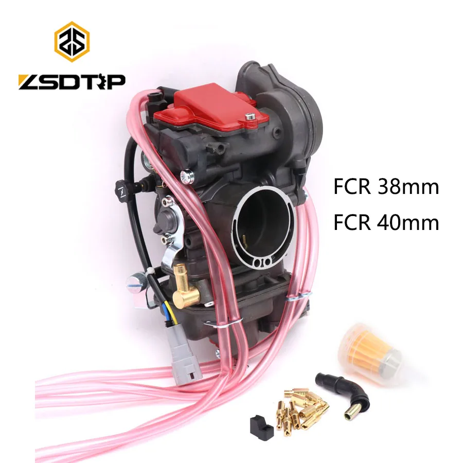 ZSDTRP FCR 38mm 40mm Racing Carburetor For Keihi FCR MX Carburetor Carburador For Yamaha YZF250 YFZ450 WR250F WR450F 250-650cc