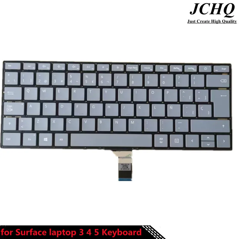 

Original Keyboard for Surface Laptop 3/4/5 1867 13/15''1868 1872 1873 1950 1951 SP Version Silver