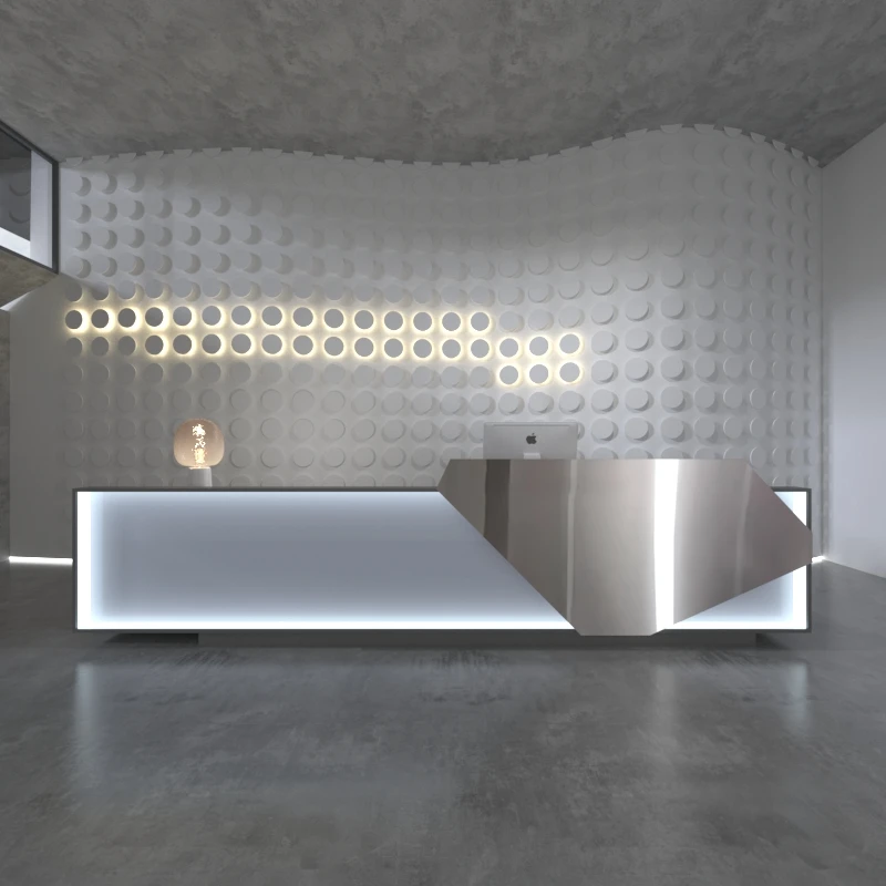 

Акриловая подставка для подиума, медицинская офисная мебель, роскошный стол, магазин одежды, стойки, деревянные стойки для делового приема, роскошные Nas