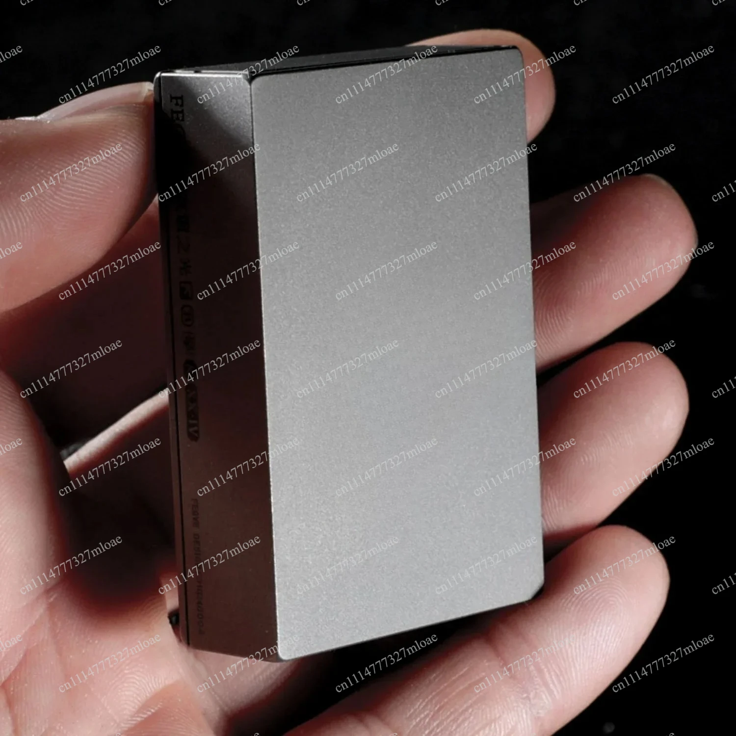 EDC Titanium Alloy Magnetic Push Slider Capsule Can Box Storage Box EDC Decompression Tools