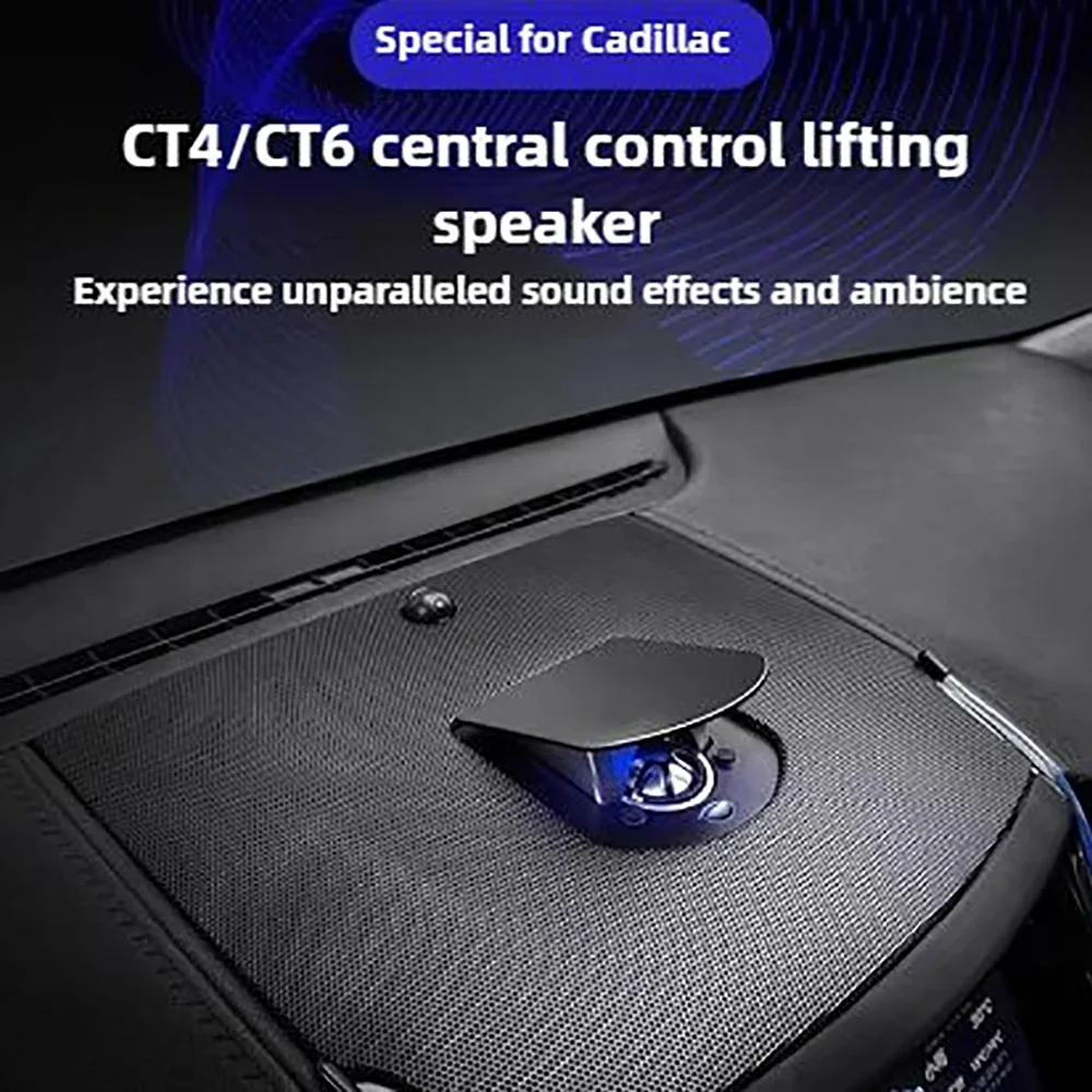 

Car Refit LED Lifting Tweeter Speaker For Cadillac CT4 CT6 Automotive Musical Speakers Ambient Light Car Audio Accessories
