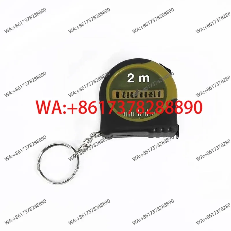 Small tape measure mini small steel ruler 1m soft ruler keychain metric imperial portable 2m ruler pendant