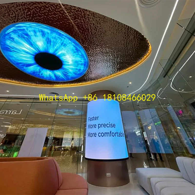 Высококачественный мягкий экран P1.86 изогнутый гибкий светодиодный модуль дисплея для внутреннего использования для винных погребов, клубней, церков Высококачественный мягкий экран P1.86 изогнутый гибкий светодиодный модуль дисплея для внутреннего использования для винных погребов, клубней, церков