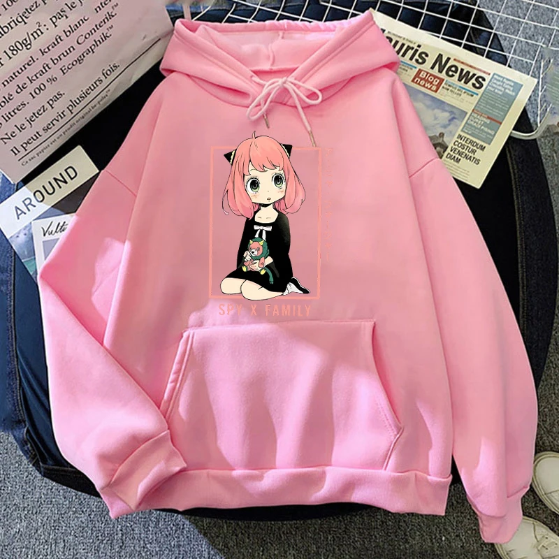 Fashion Men/Women Hoodie Anime Anya Forger Print Hoodie Casual Long Sleeve Sweatshirts Autumn And Winter Personality Pullover