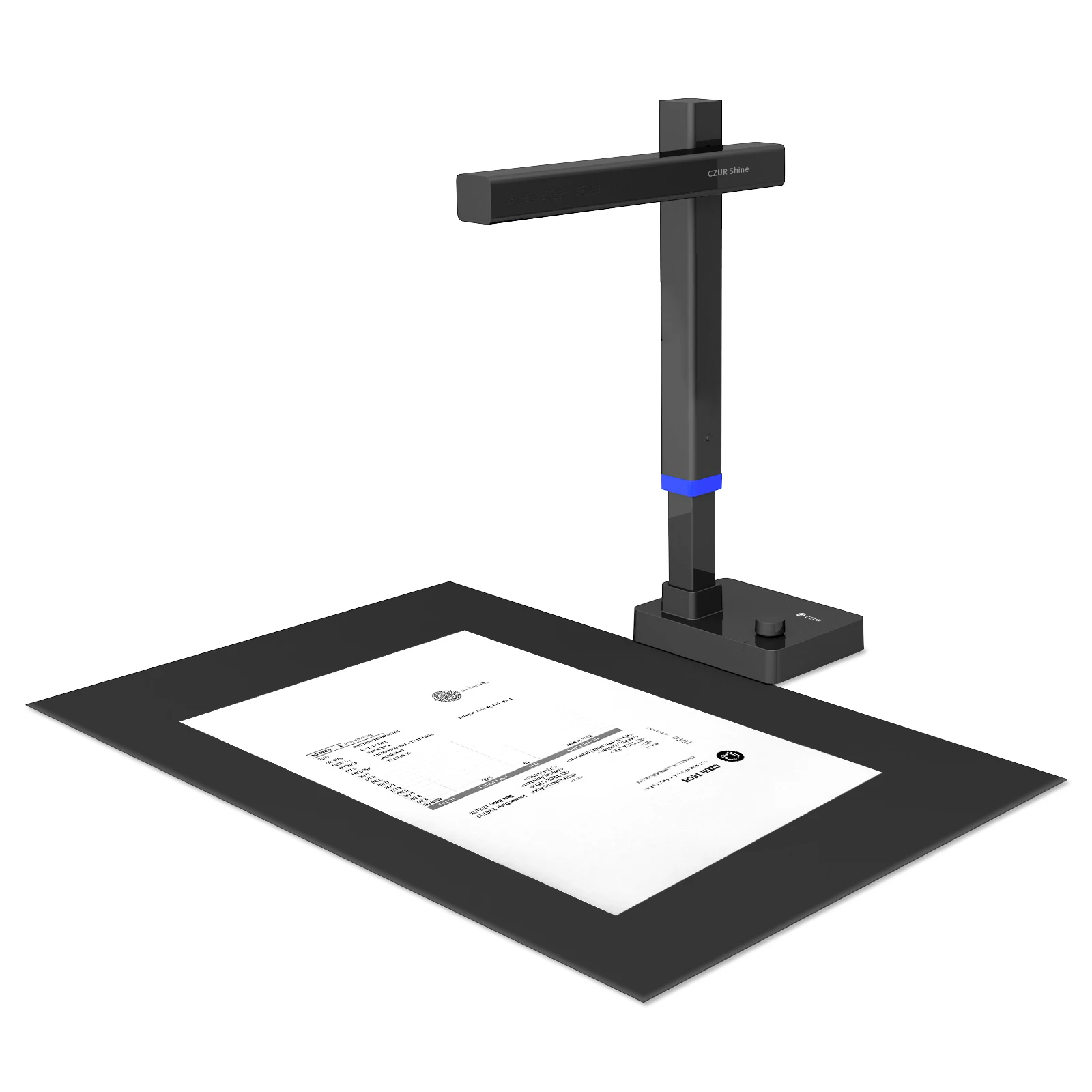 Top Shine Ultra Pro Book Scanner, 24MP Document Scanner, Portable USB Document Camera, Scan Max A3 Format w/ Adjustable Height