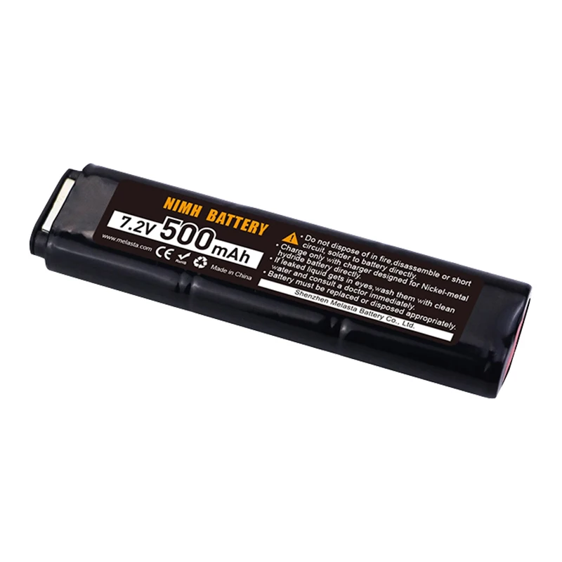 Nowa bateria 500mAh 7.2V Ni-MH do pistoletów pneumatycznych CM030 CM121 CM122 CM123 Marui 18C, P8, M93R AEP AEG M81, M84 i TM AEP