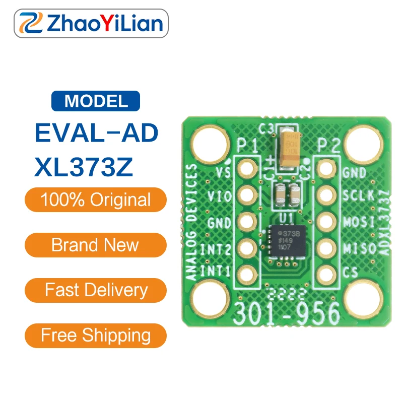 For EVAL‑ADXL373Z ADXL373 MEMS Accelerometer Evaluation Board 3 Axis ±400g Shock Impact Sensor SPI I2C Demo Module
