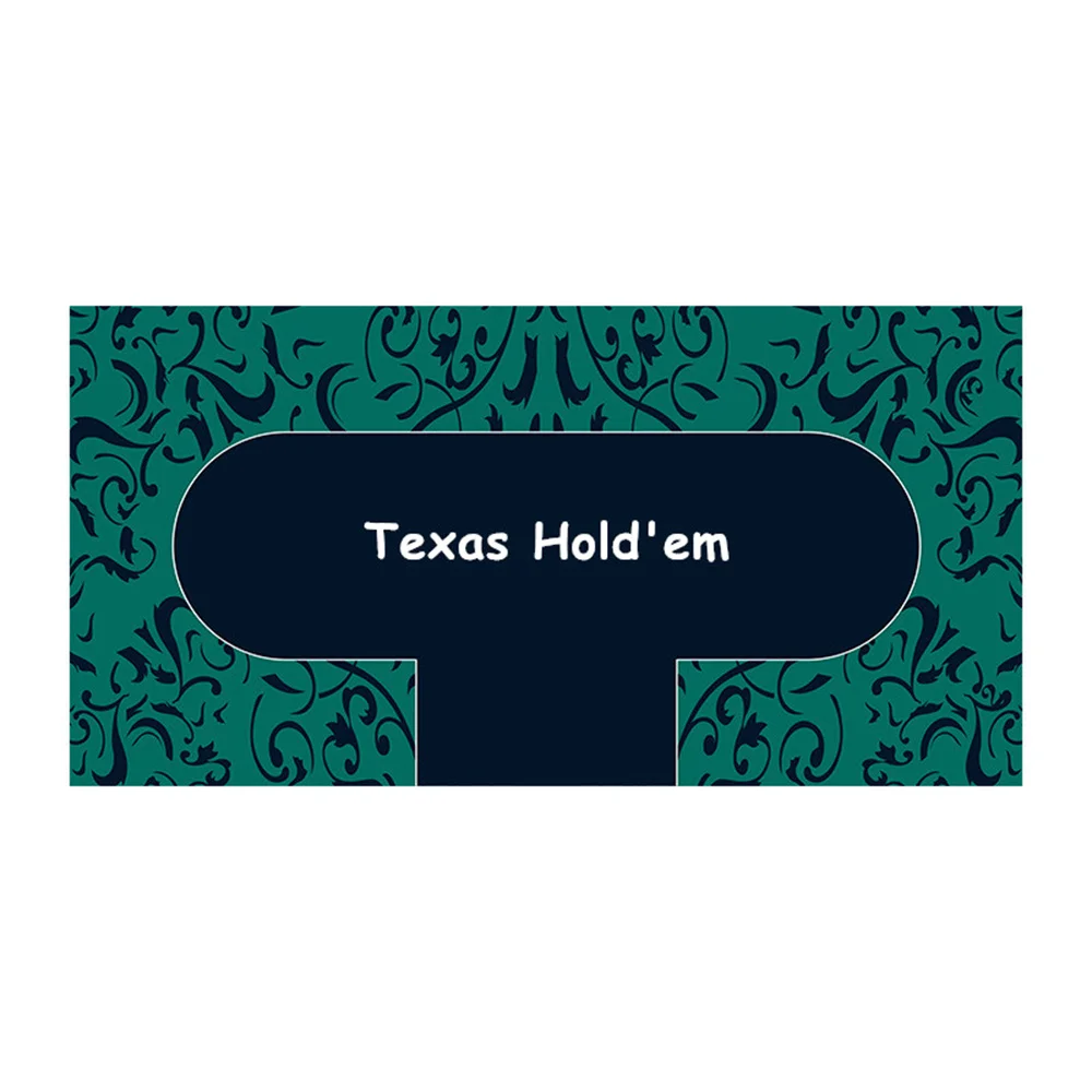 

Large-sized Multiplayer Casino Game Table Mat Rubber Thicken Texas Hold 'em Poker Mat Poker Mat for Gatherings Accessories