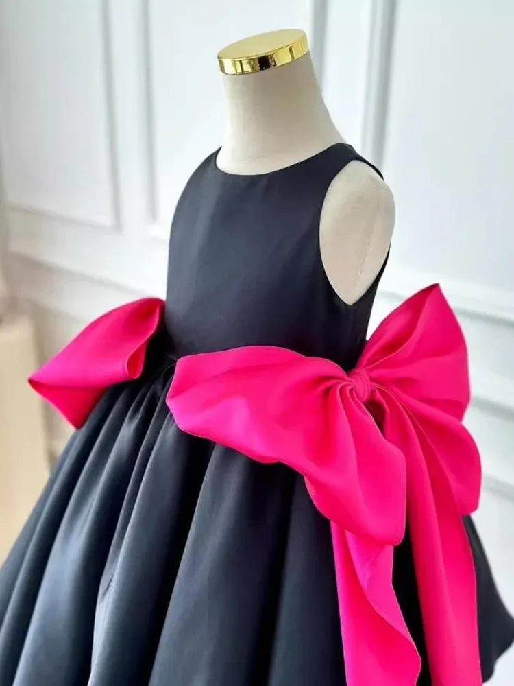 Children\'s Host Piano Performance Princess Ball Gown Wedding Birthday Girls Party Dresses A4301 Vestidos Bridesmaid Dresses