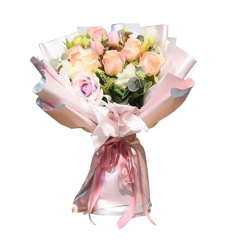 Waterproof Florist Bouquet Paper,Double Sided Colors Fresh Flowers Wrapping Paper,Gift Packaging Florist Bouquet Wrap 20pcs/pack