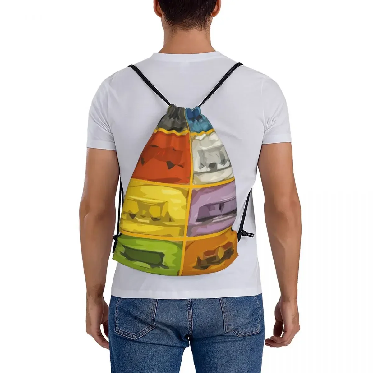 Ticket To Ride The Trains Backpacks Casual Drawstring Bags Drawstring Bundle Pocket Storage Bag Book Bags For Man Woman School