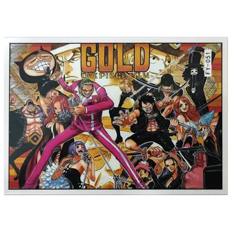 Anime ONE PIECE Rare Refraction Game Collectible Cards Luffy Robin Usopp Zoro Nami Sanji Chopper Toys for boys Birthday Gifts