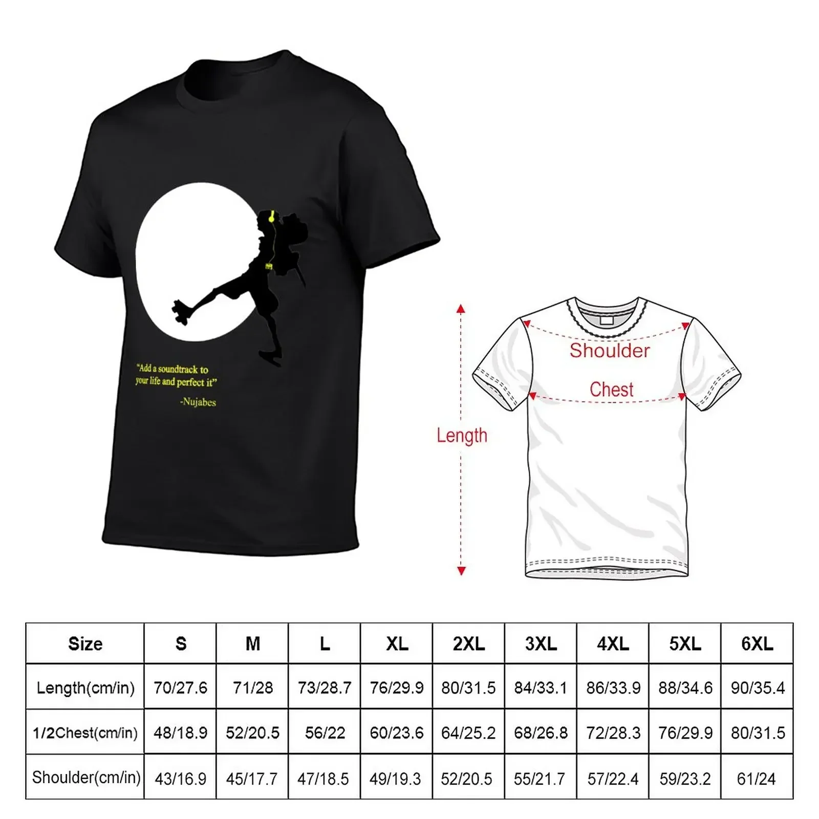 Samurai Champloo -Nujabes T-Shirt cute tops tees sublime men workout shirt