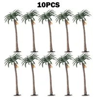 10X Model Trees Palm Scale Tree Coconut Palm  Rainforest Scenery Dioramas  Layout Train Railway Model Trees Sandtable Model