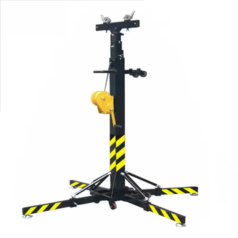 ESI 6m Lift Height Loading Capacity Crank Lift Tower Stage Lighting Heavy Duty Bracket 2-6M