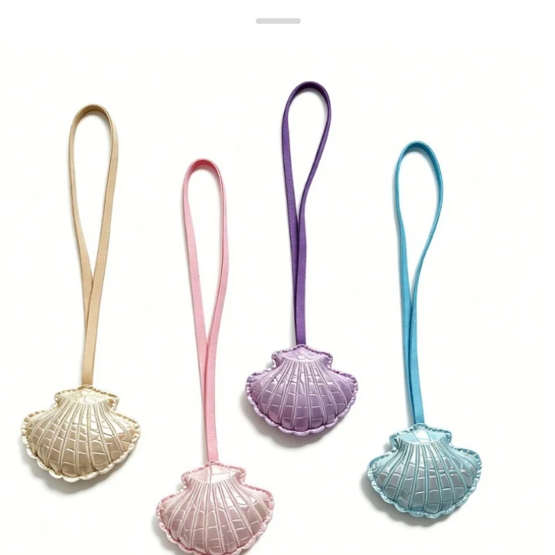 Summer Beach Bag Hanging Decoration Shell Key Chains Women Girls Key Ring Pendants for Handbag Decor DIY Jewelry Gifts