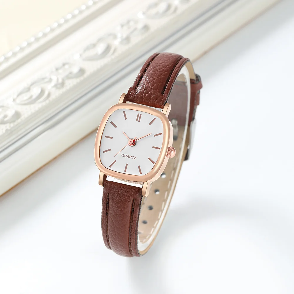 2-piece ladies' business luxurious and fashionable quartz watches, suitable for both daily and formal occasions