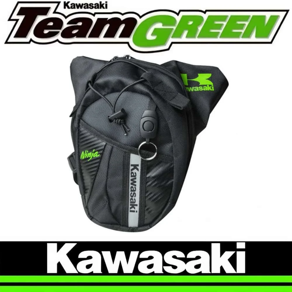 

New Kawasaki Bicycle Bag, Motorcycle Bag, Men's and Women's Outdoor Leg Bag, Hiking Waist Bag, Mountaineering Bag