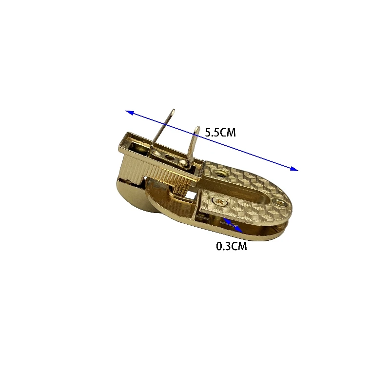 O Egg-Shaped Turn Twist Lock for Leather Bag Parts and Accessories Handbag Decorative Hardware Metal Clip Buckle