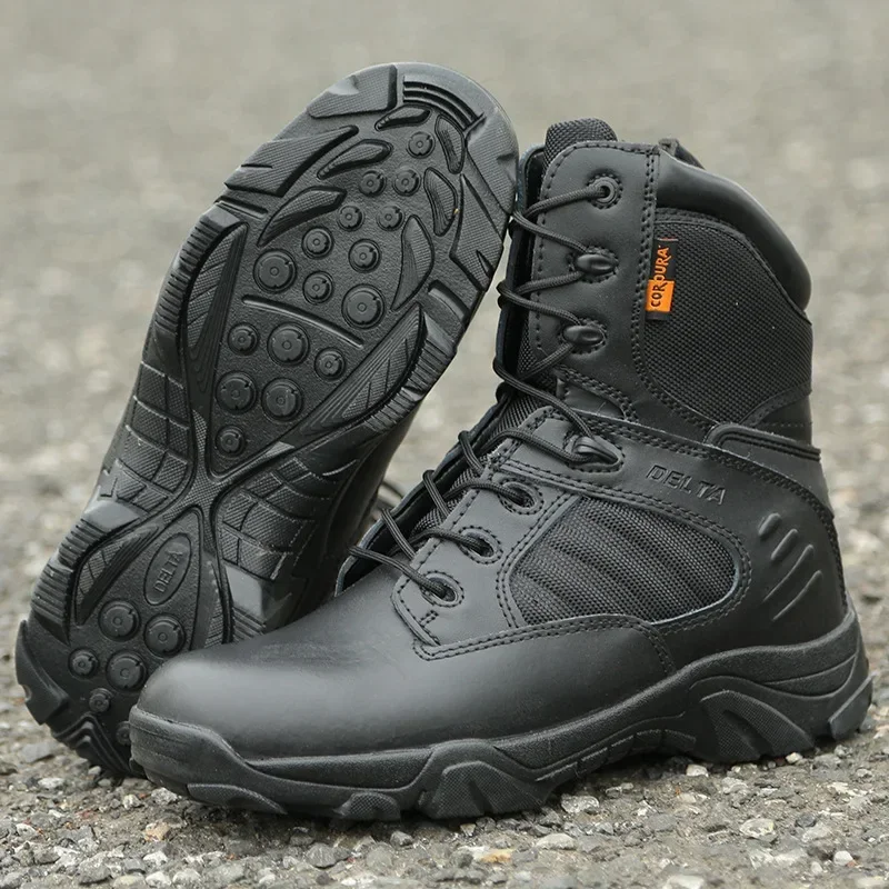 Botas tácticas combat desierto cuero hombre invierno fuerzas especiales - imagen 5